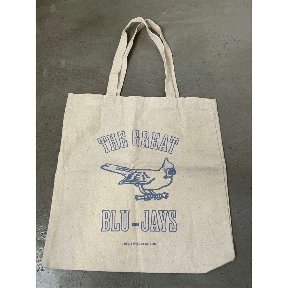 The Great. Blu-Jays Canvas Tote | Cream